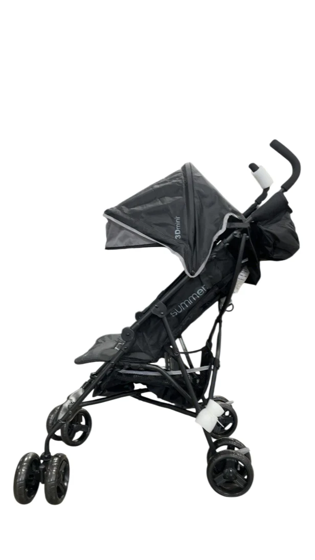 Summer Infant 3D Mini Stroller, Grey/Black, 2024 - Image 2