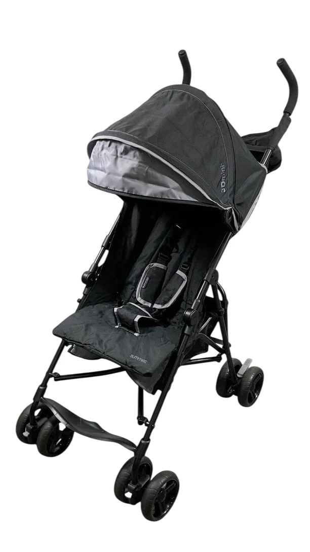 Summer Infant 3D Mini Stroller, 2024, Grey/Black