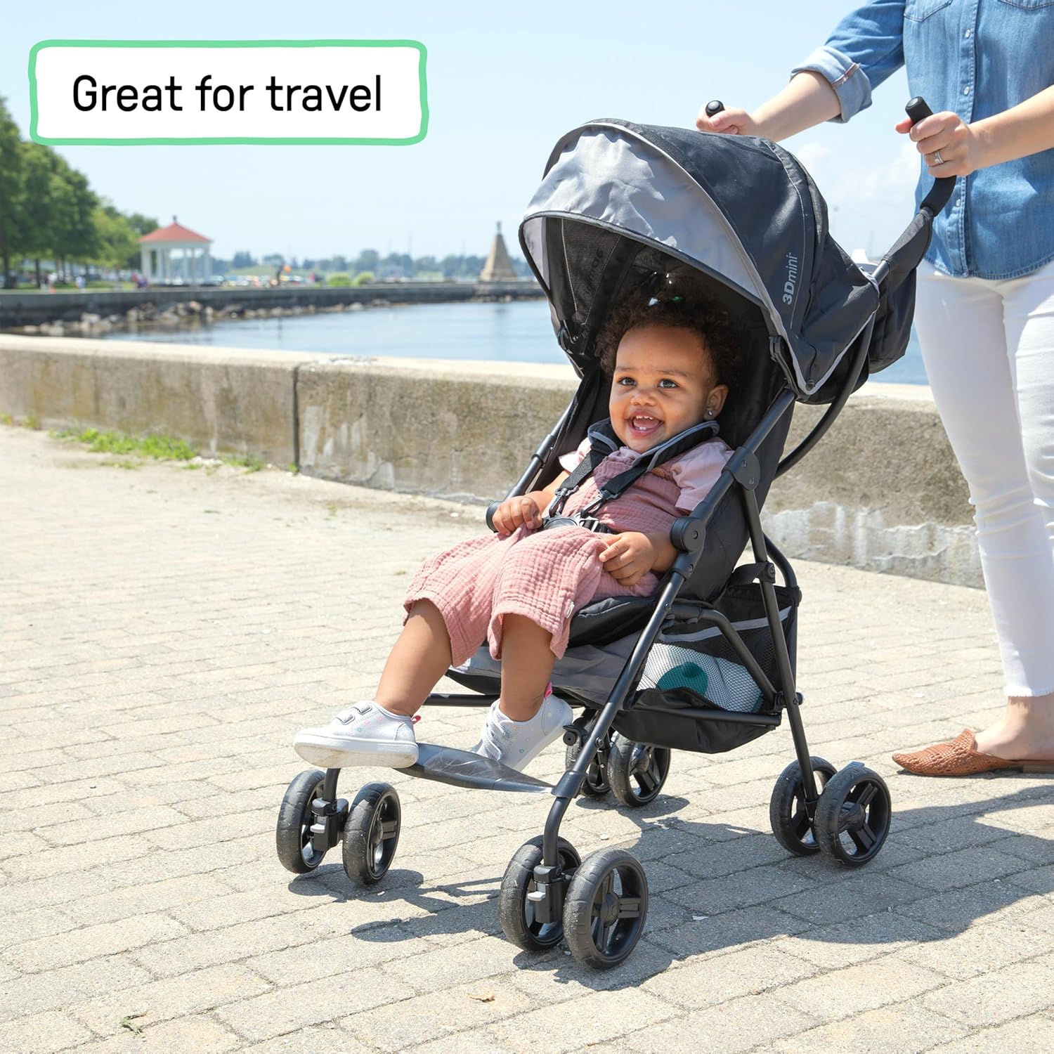 Summer Infant 3D Mini Stroller, Grey/Black, unknown - Image 3