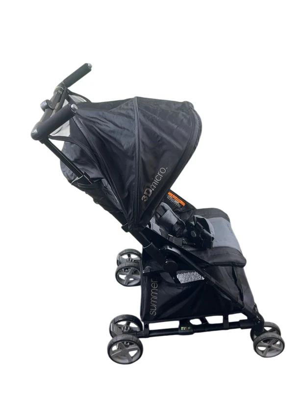 Summer Infant 3Dmicro Super Compact Stroller, 2020, Black - Image 4
