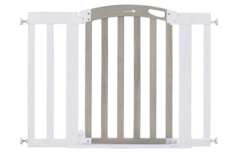 Summer Infant Chatham Post Safety Gate, Gray Wash & White