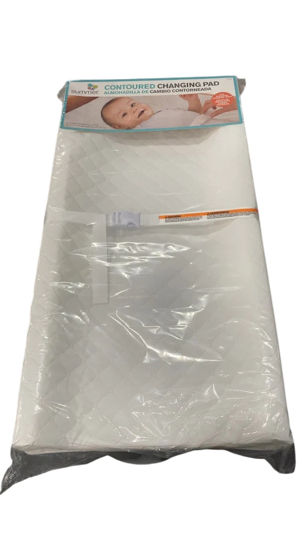 Summer Infant Contoured Changing Pad, White