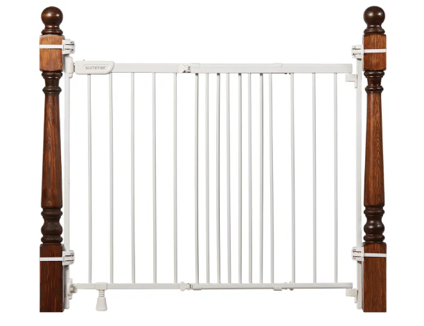Summer Infant Metal Banister And Stair Safety Gate, White