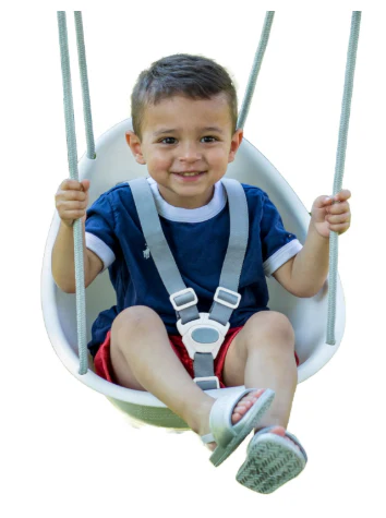 Swurfer Coconut Toddler Swing, White
