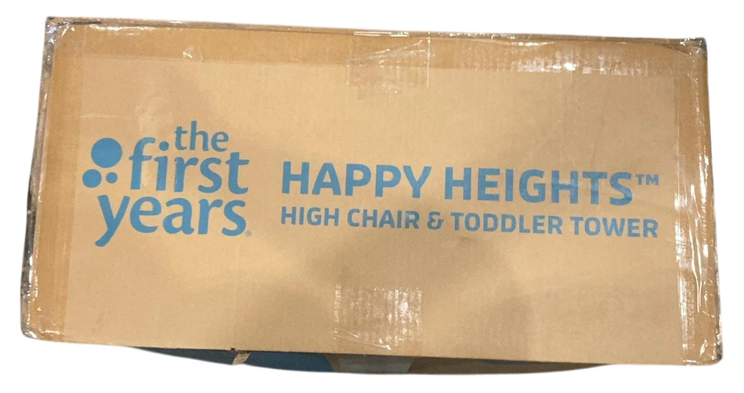 The First Years Happy Heights High Chair & Toddler Tower, Grey - Image 2