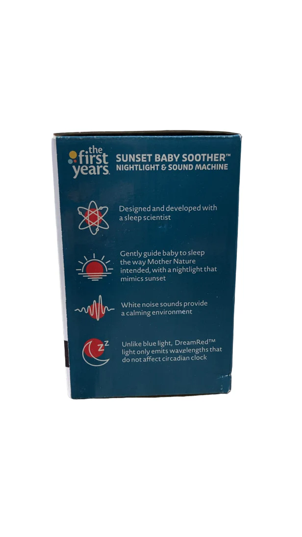 The First Years Sunset Baby Soother Night Light and Sound Machine - Image 2