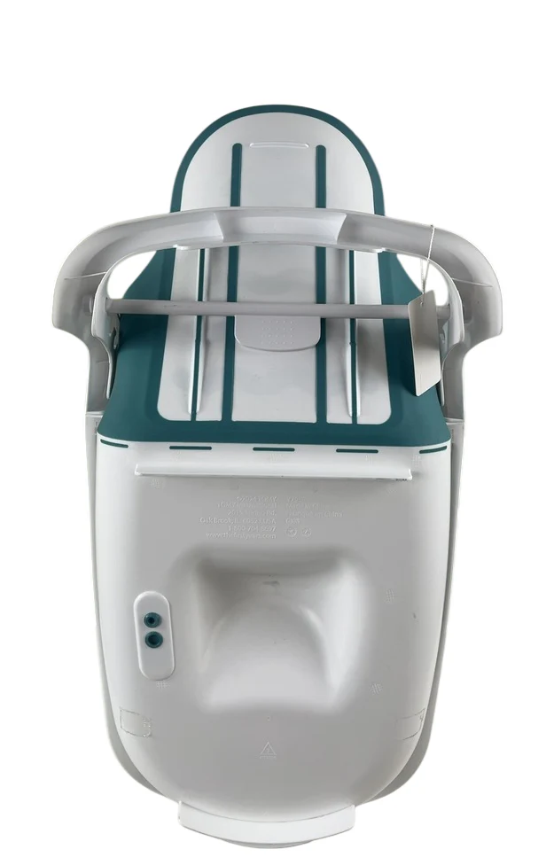 The First Years Sure Comfort 4 in 1 Reclining Bathtub, White/Teal - Image 5