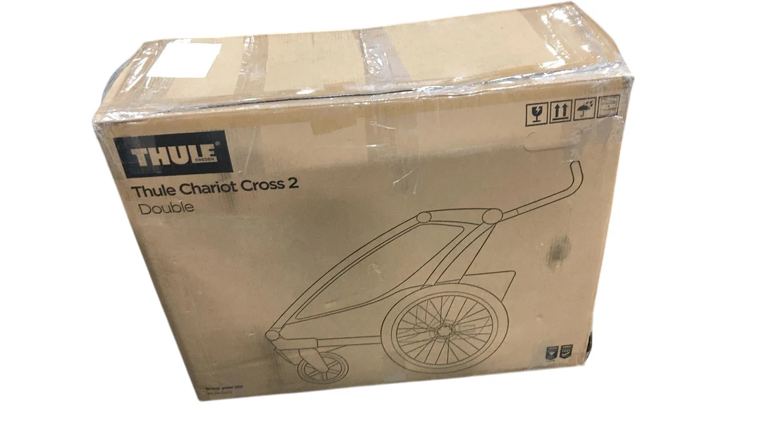 Thule Chariot Cross Bike Trailer Stroller 2 Seat, 2024, Dark Slate - Image 3