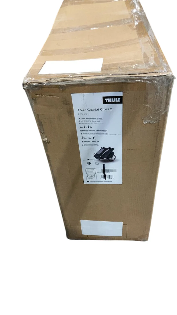 Thule Chariot Cross Bike Trailer Stroller 2 Seat, 2024, Dark Slate - Image 4