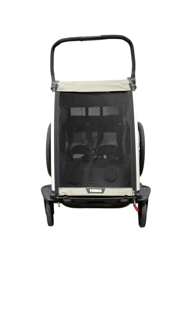 Thule Chariot Lite Bike Trailer Stroller 2 Seat, 2021, Agave-Black
