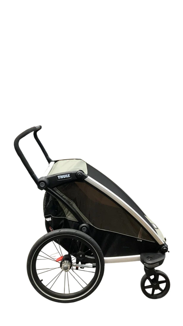 Thule Chariot Lite Bike Trailer Stroller 2 Seat, 2021, Agave-Black - Image 2