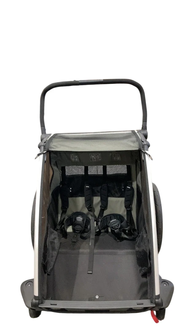 Thule Chariot Lite Bike Trailer Stroller 2 Seat, 2021, Agave-Black - Image 3
