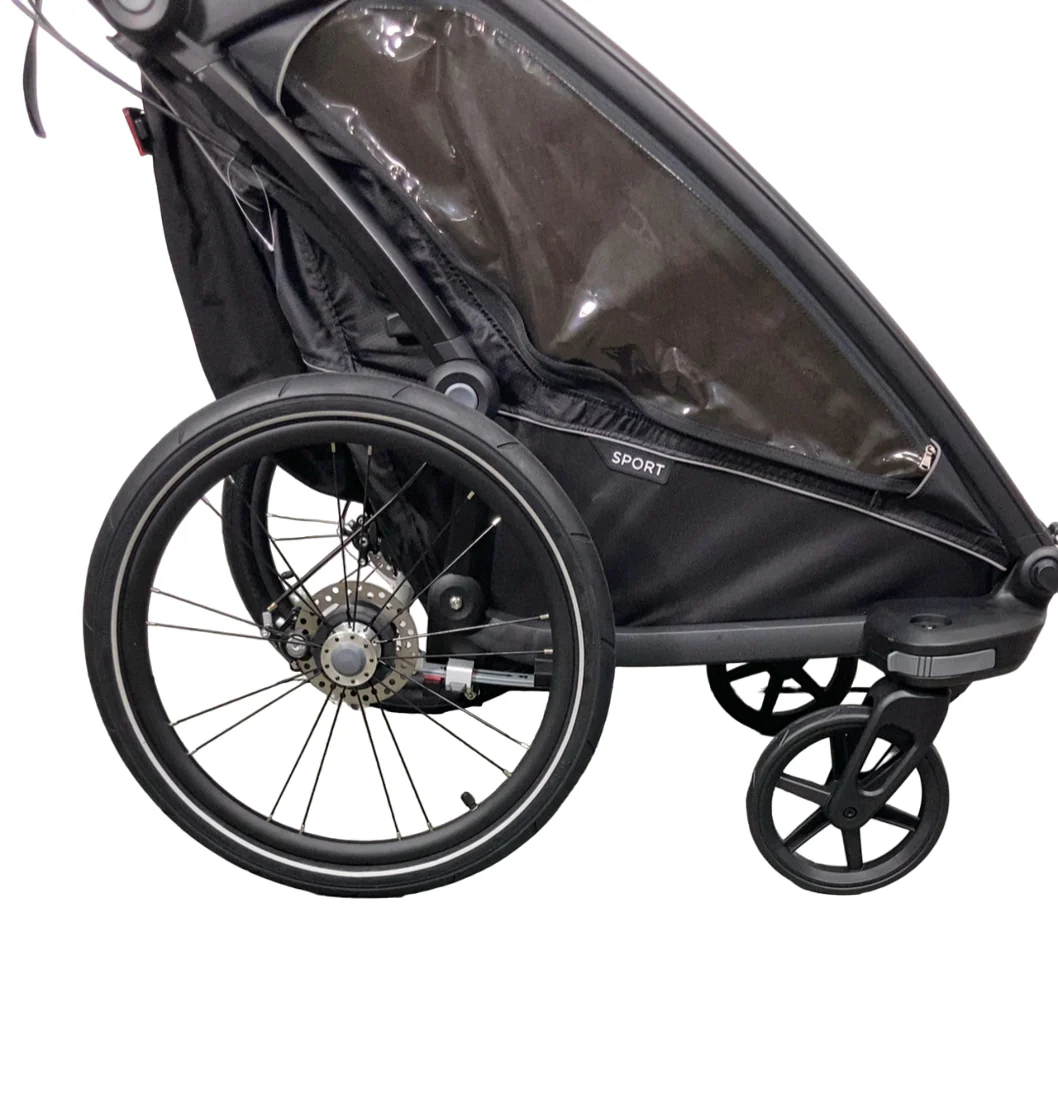 Thule Chariot Sport 1, 2021, Midnight Black on Black - Image 9