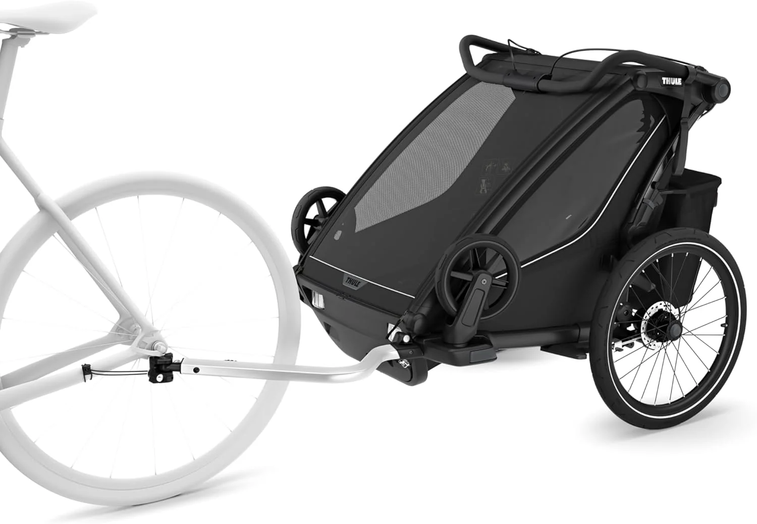 Thule Chariot Sport 2 Bike Trailer, 2024, Black, Double