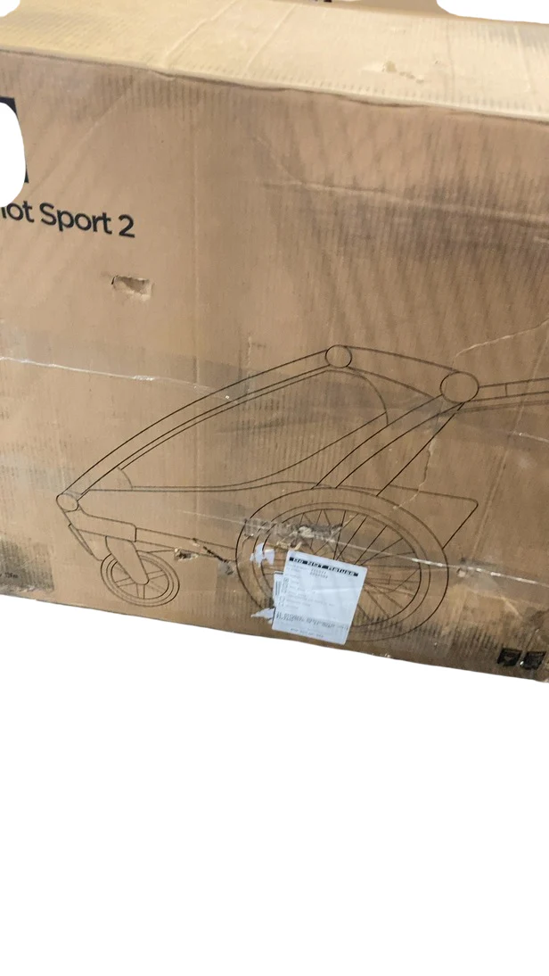Thule Chariot Sport 2 Bike Trailer, Black, 2024, Double - Image 7