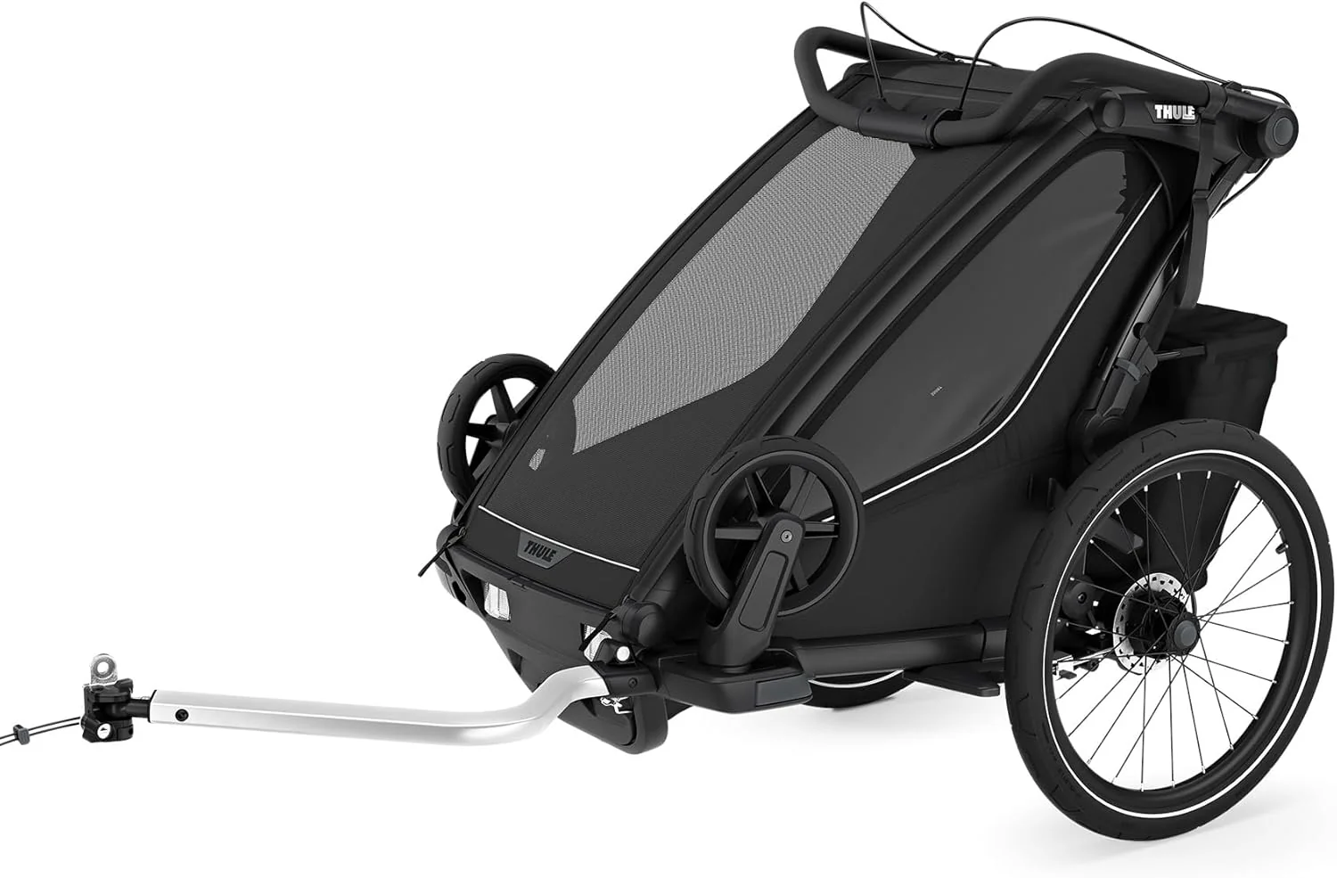 Thule Chariot Sport 2 Bike Trailer, Black, Single, 2025
