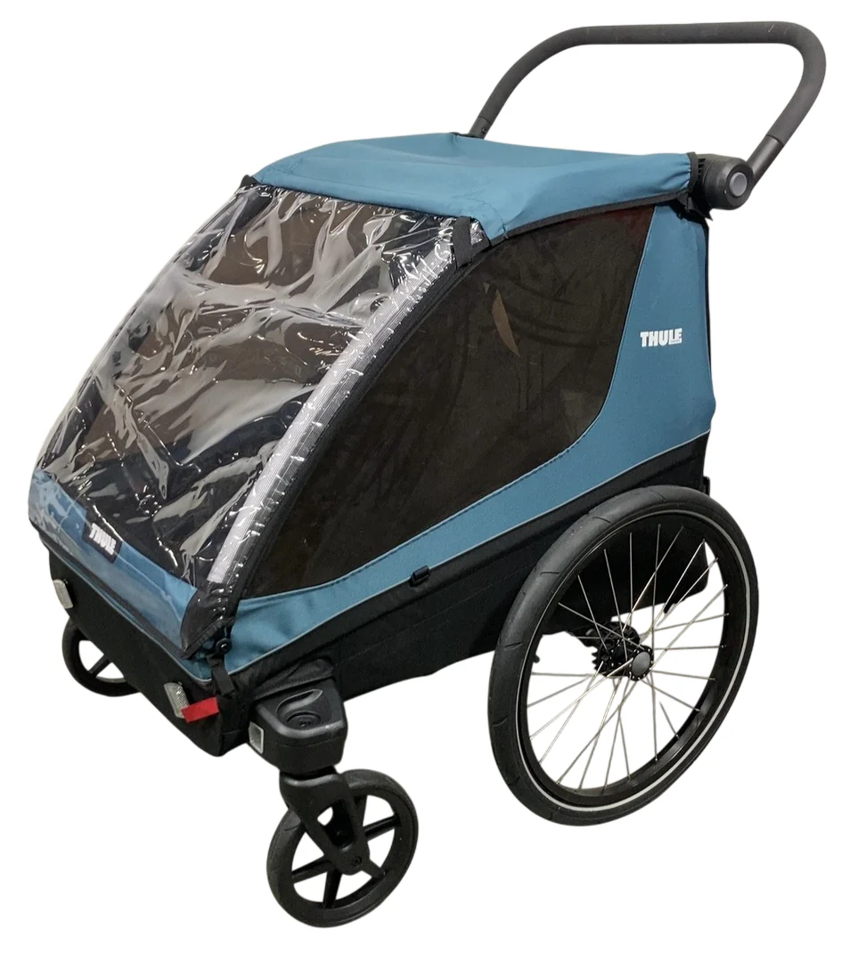 Thule Courier Bike Convertible Trailer, 2022, Aegean Blue