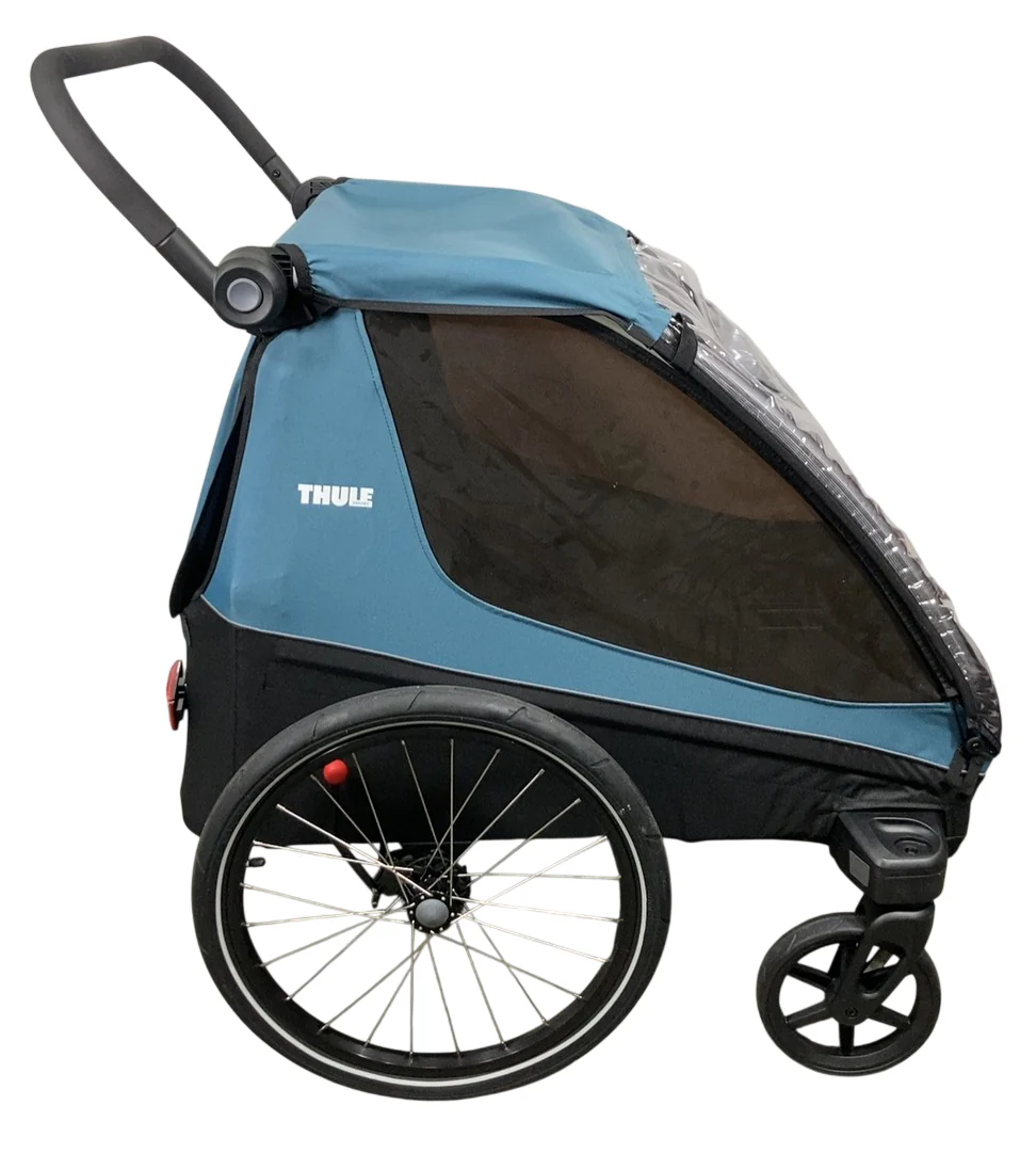 Thule Courier Bike Convertible Trailer, 2022, Aegean Blue - Image 3