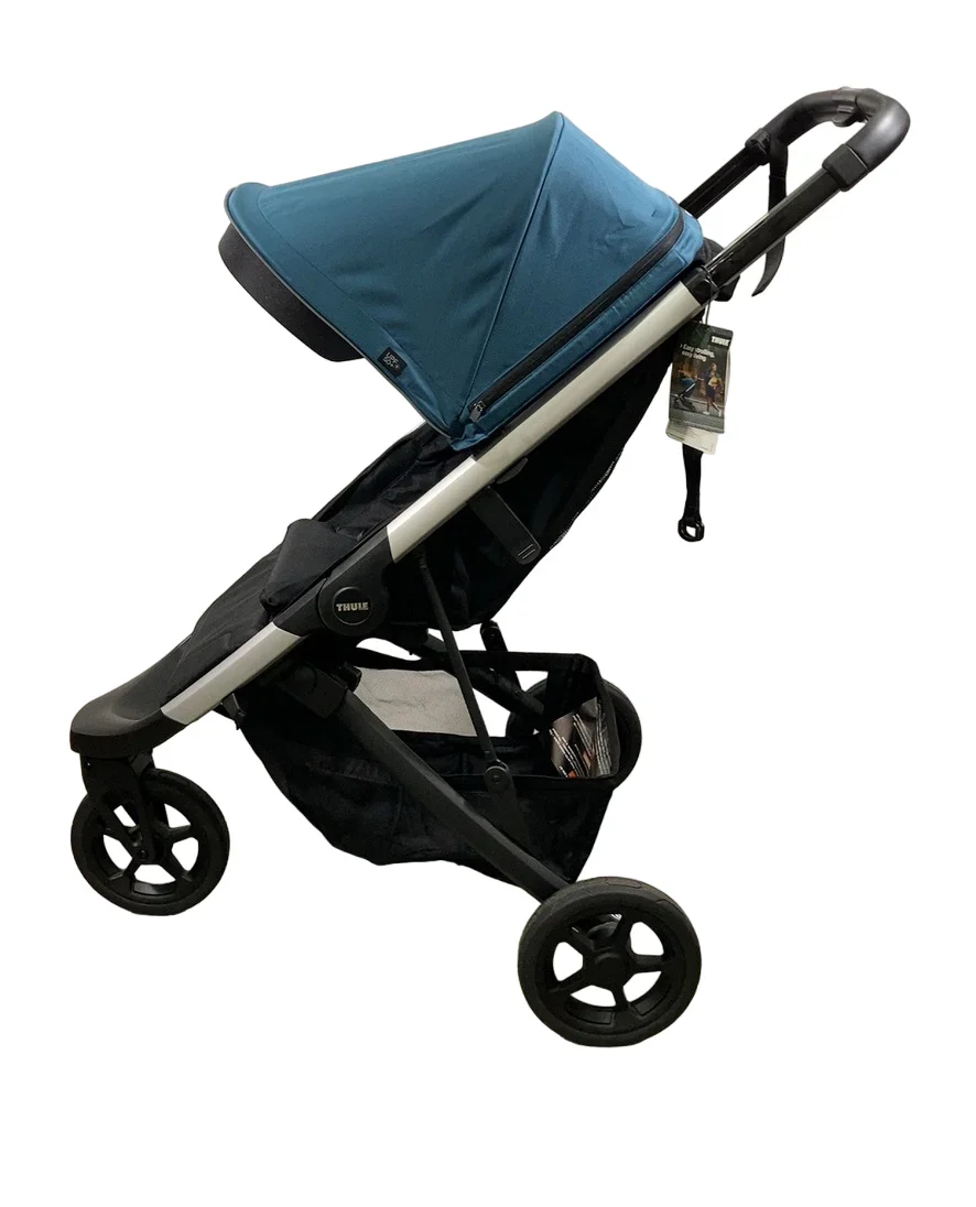 Thule Spring Stroller, 2024, Aluminum, Majolica Blue - Image 4