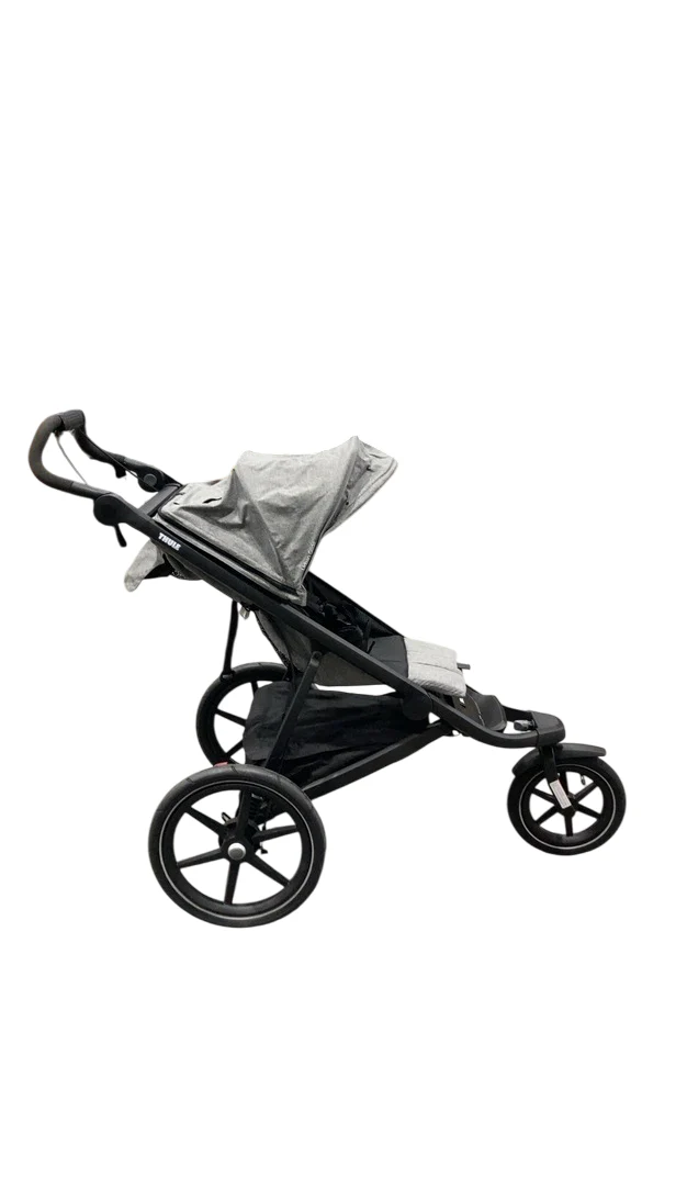 Thule Urban Glide 2 Jogging Stroller Single, 2020, Grey Melange - Image 2