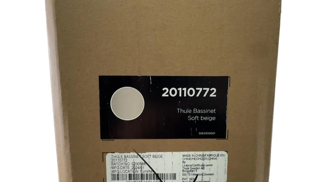 Thule Urban Glide 3/4 Bassinet, Soft Beige - Image 4