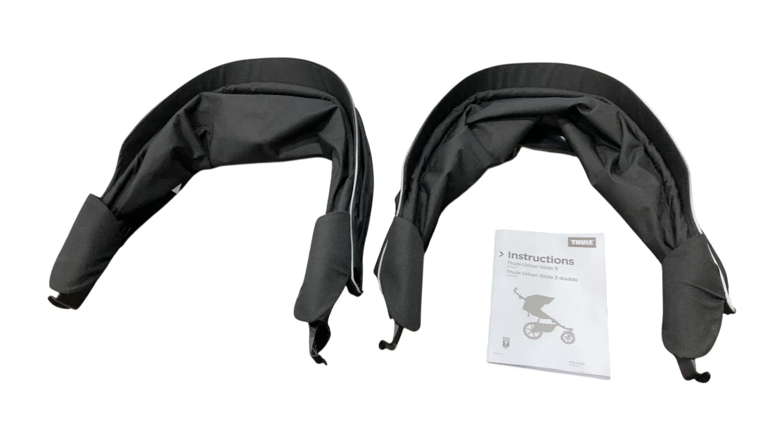 Thule Urban Glide 3 Double Stroller, 2025, Black, Magnetic Harness - Image 4