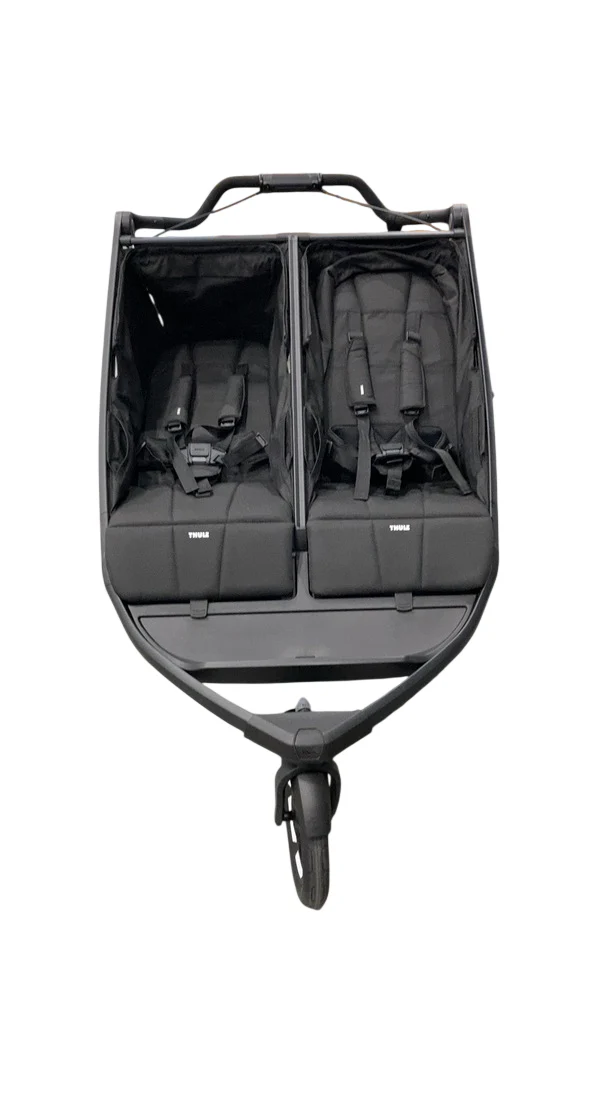 Thule Urban Glide 3 Double Stroller, 2025, Black, Magnetic Harness - Image 7