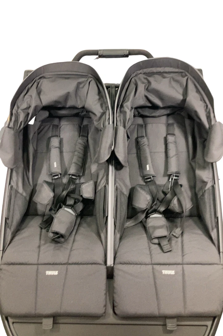 Thule Urban Glide 3 Double Stroller, Black, 2024, Click In Buckle - Image 6
