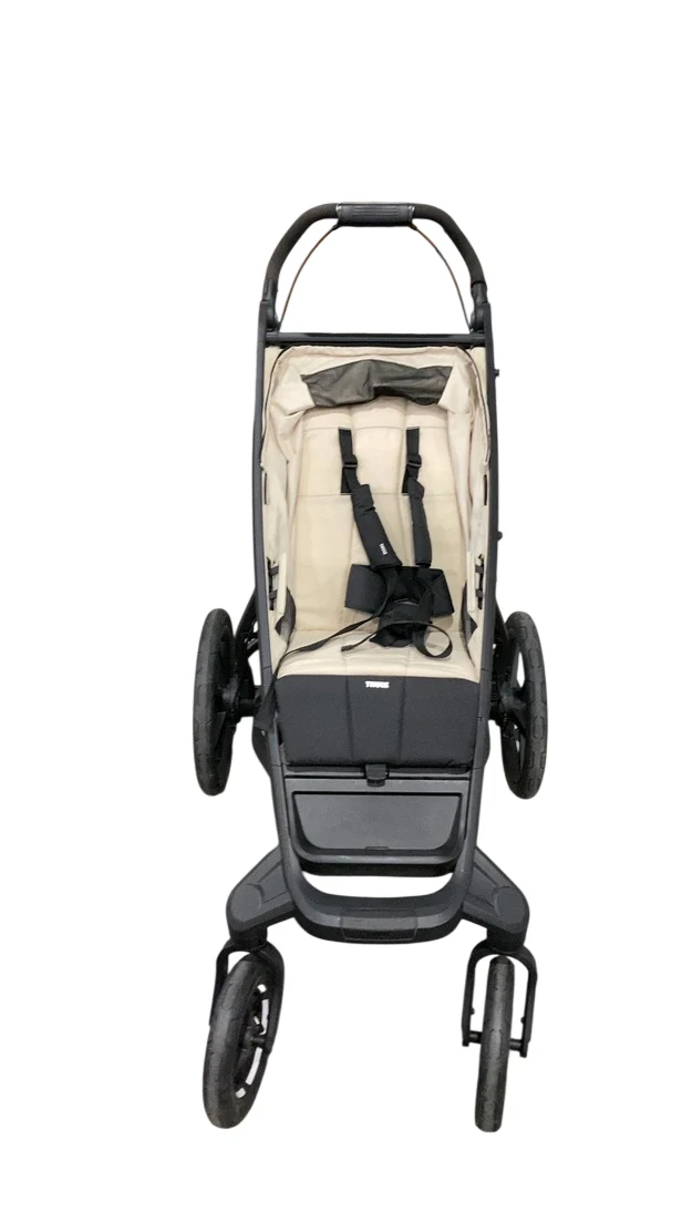 Thule Urban Glide 4-Wheel Stroller, 2023, Click In Buckle, Soft Beige - Image 3