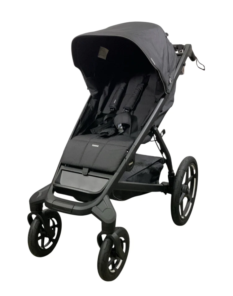 Thule Urban Glide 4-Wheel Stroller, 2024, Black, Click In Buckle