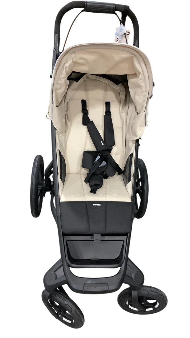 Thule Urban Glide 4-Wheel Stroller, 2024, Soft Beige - Image 3
