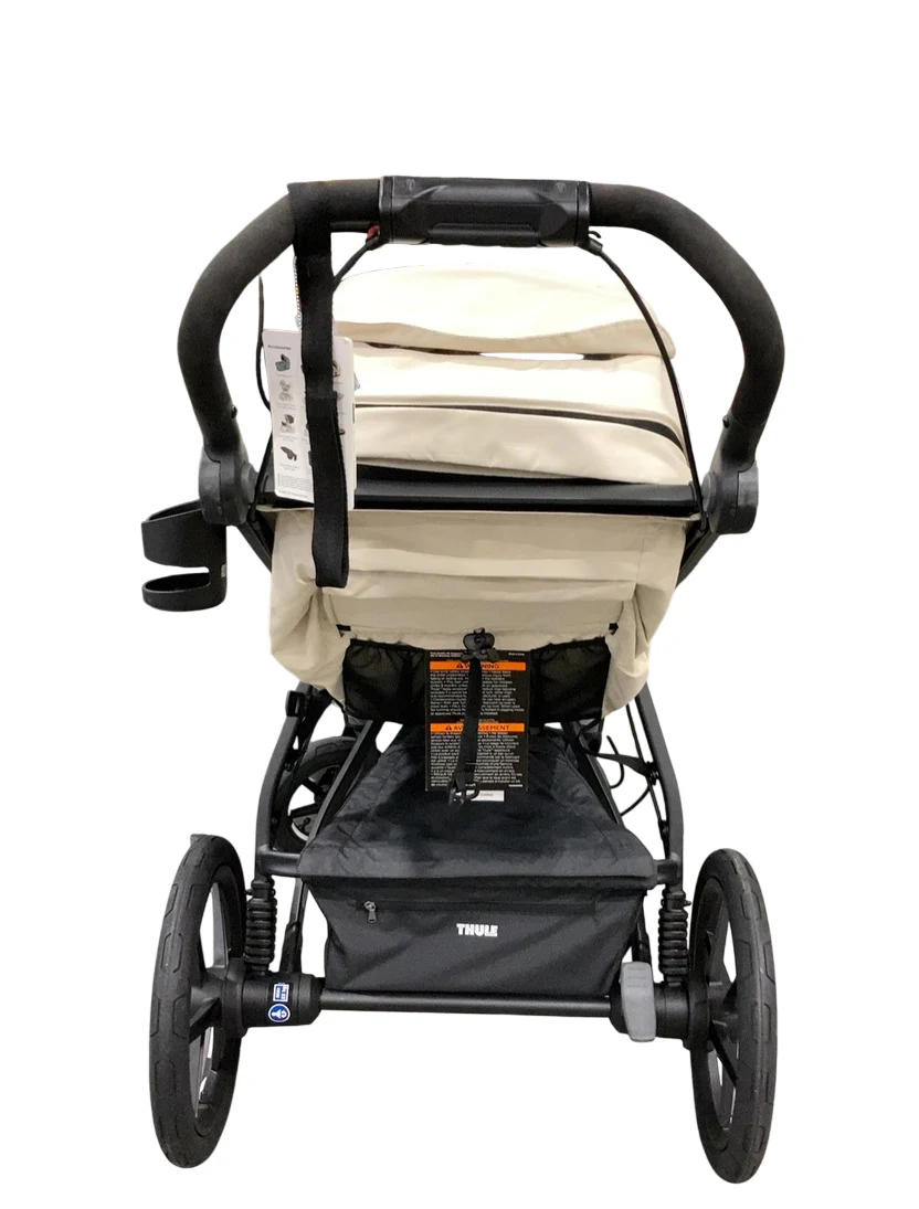 Thule Urban Glide 4-Wheel Stroller, 2024, Soft Beige - Image 4