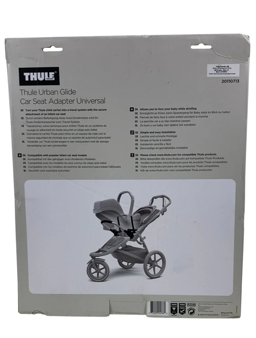 Thule Urban Glide Car Seat Adapter, Black/Silver - Image 4