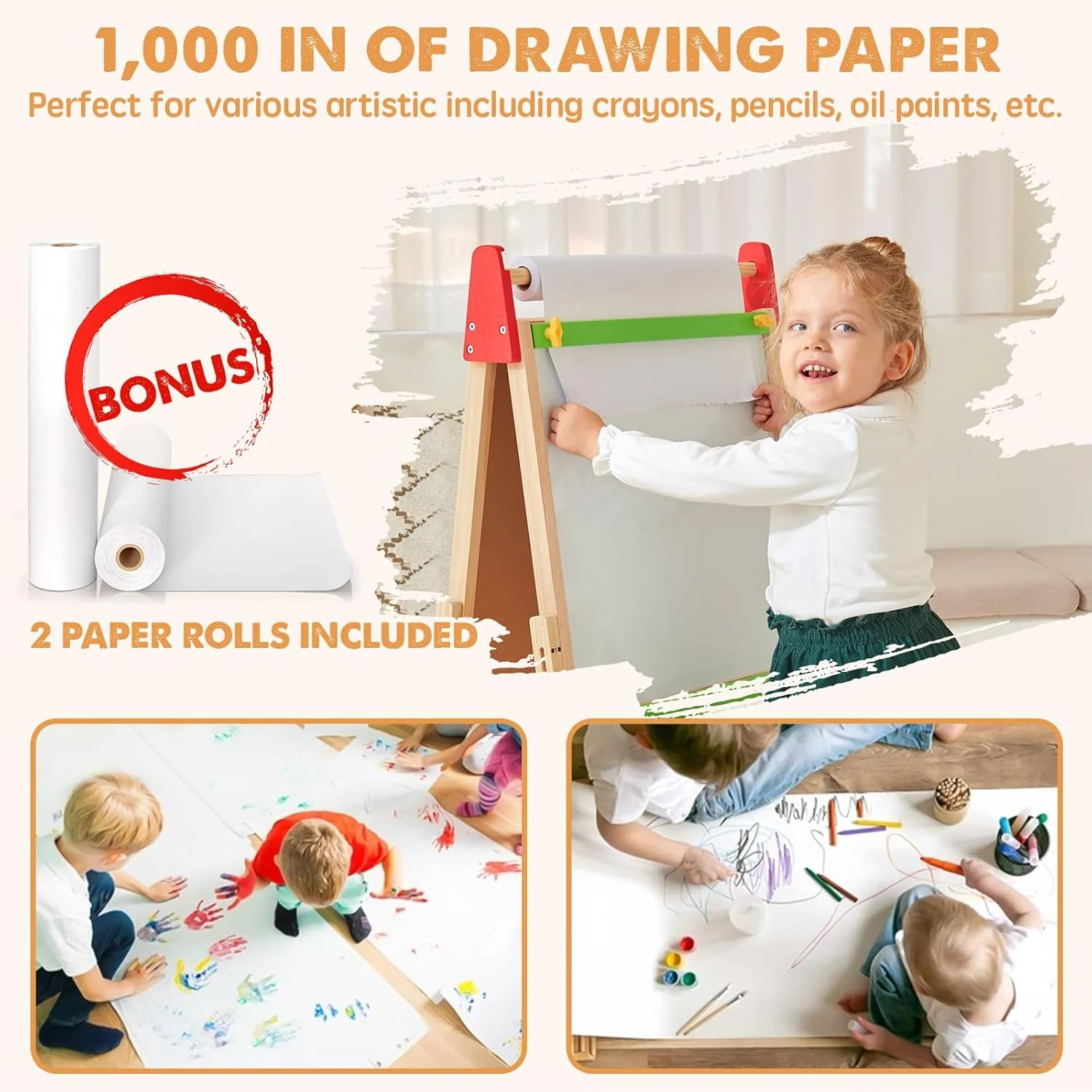 Tiny Land® 3-in-1 Art Easel for Kids - Image 4