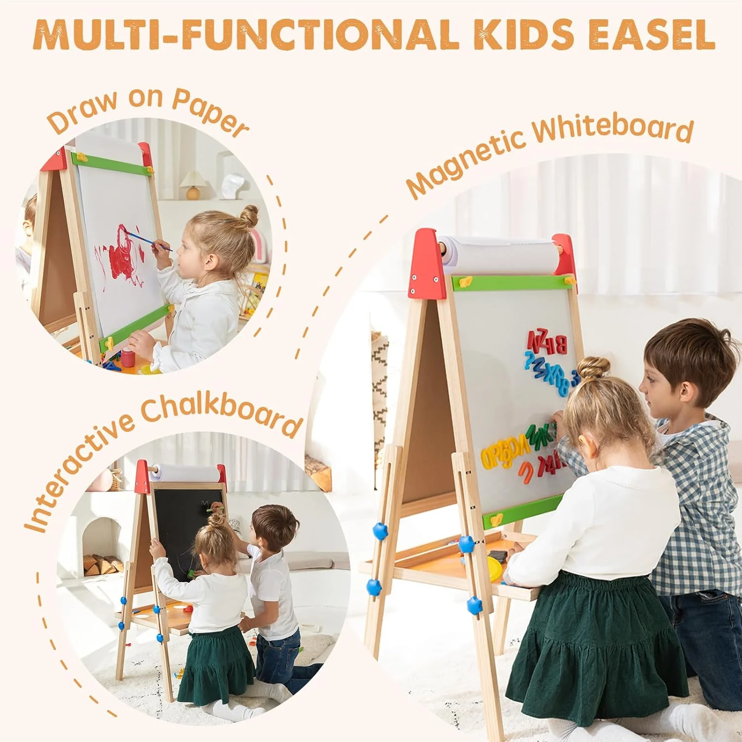 Tiny Land® 3-in-1 Art Easel for Kids - Image 6