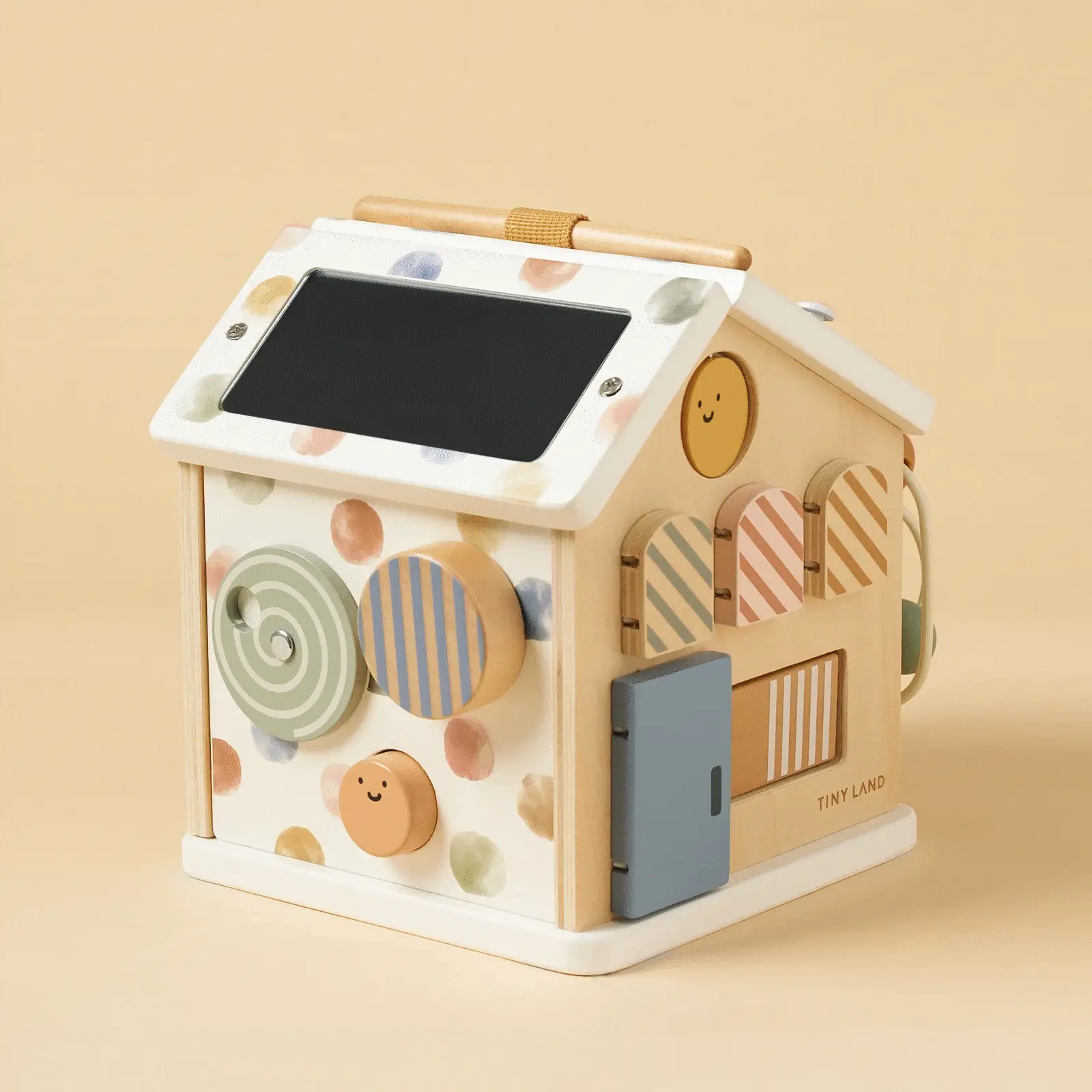 Tiny Land Cottage Activity Cube, Morandi - Image 14