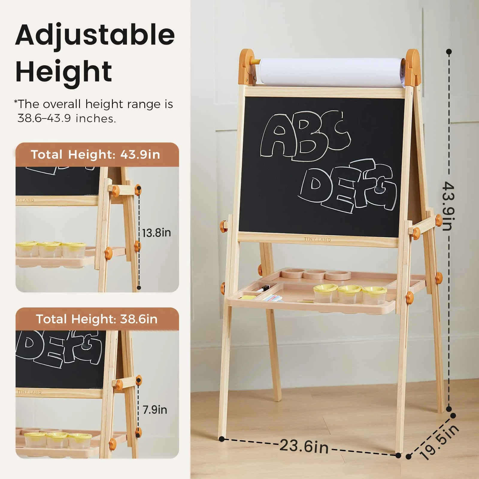 Tiny Land® Magnitales Easel for Kids - Image 4