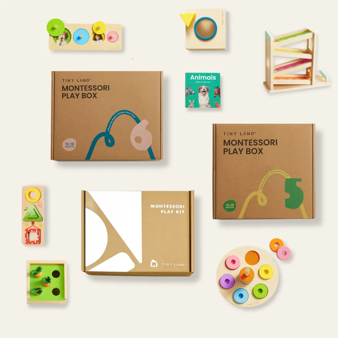 Tiny Land® Montessori Advanced Skills Baby Set（13–24 months)