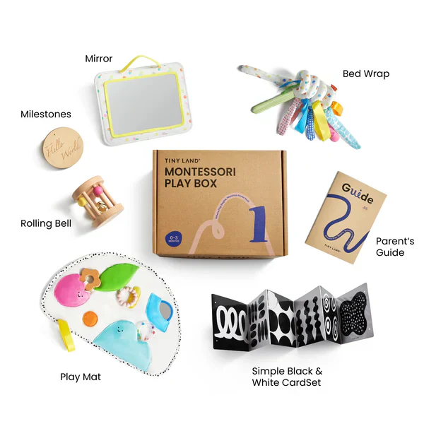 Tiny Land® Montessori Complete Baby Set (0-24 months) - Image 3