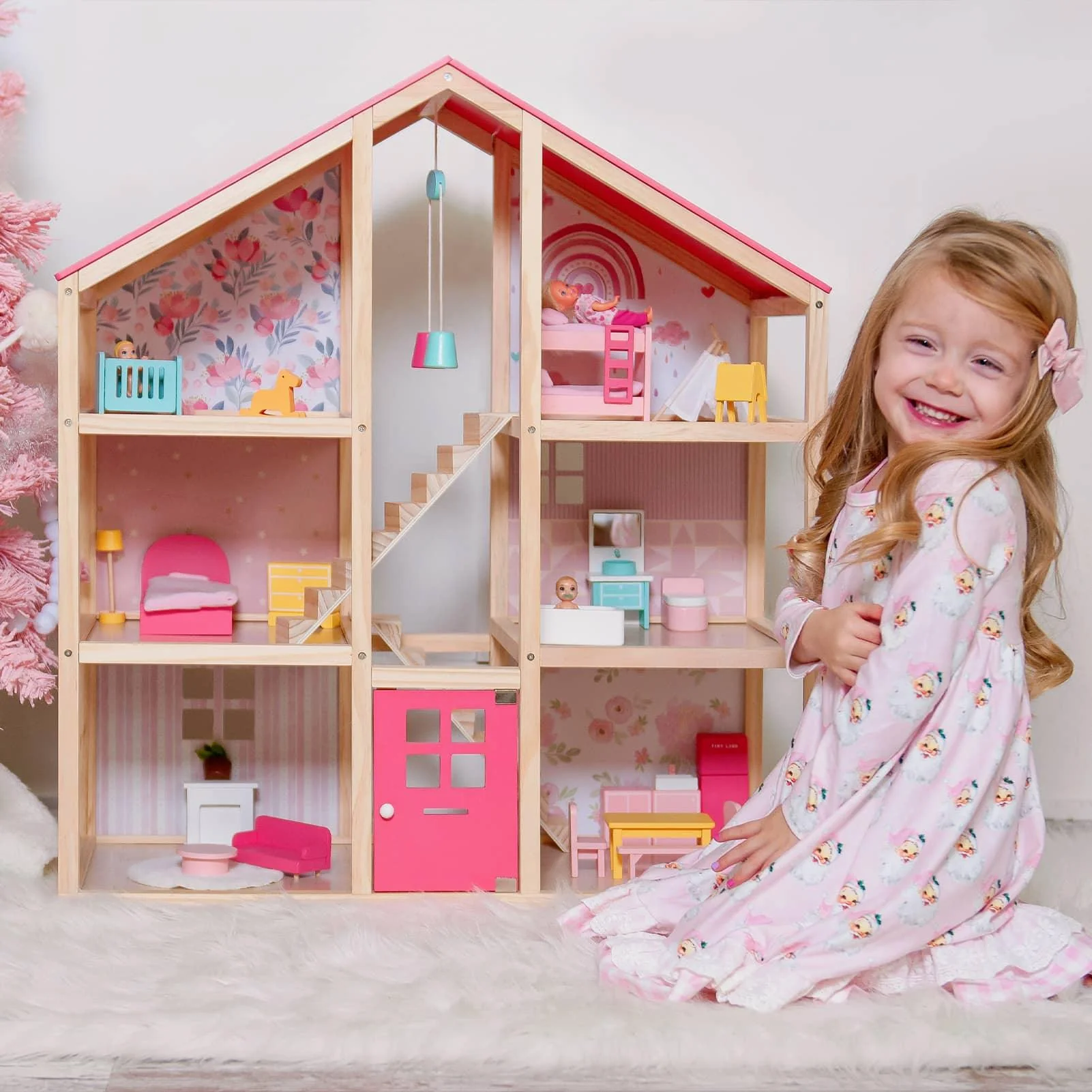 Tiny Land Sweetwood Love Dollhouse without Dolls - Image 2