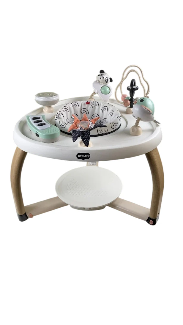 Tiny Love 5-in-1 Stationary Activity Center, Black & White