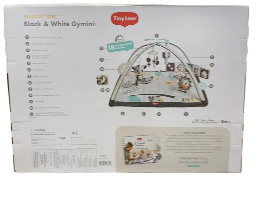 Tiny Love Gymini Deluxe Activity Gym, Magical Tales Black and White - Image 3