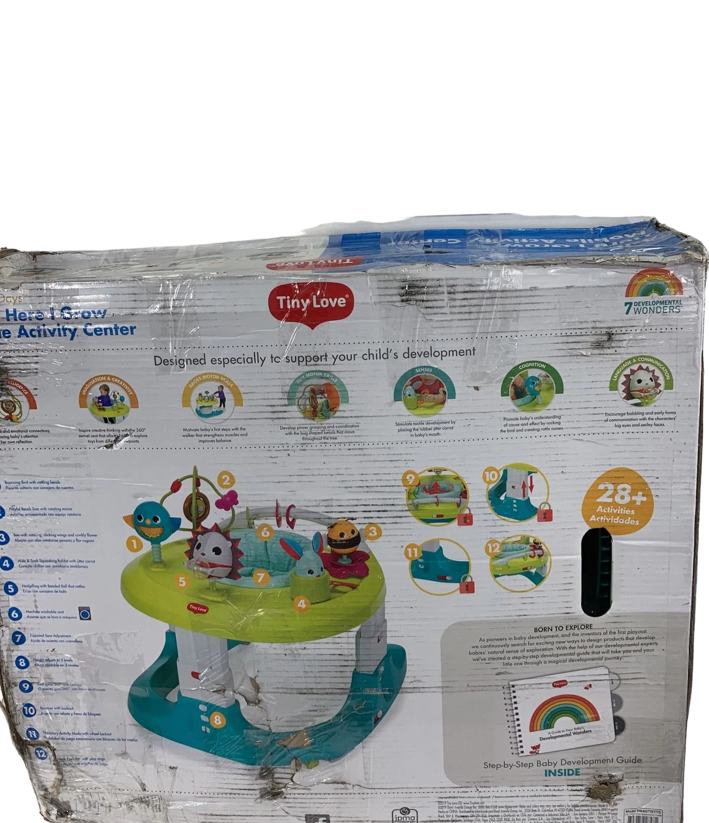 Tiny Love Here I Grow 4-in-1 Baby Walker And Activity Center, Meadow Days - Image 3