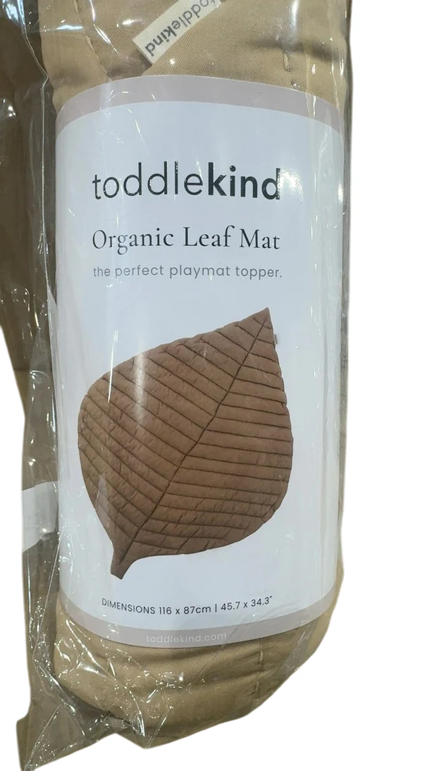 Toddlekind Leaf Mat, Sandstone - Image 4