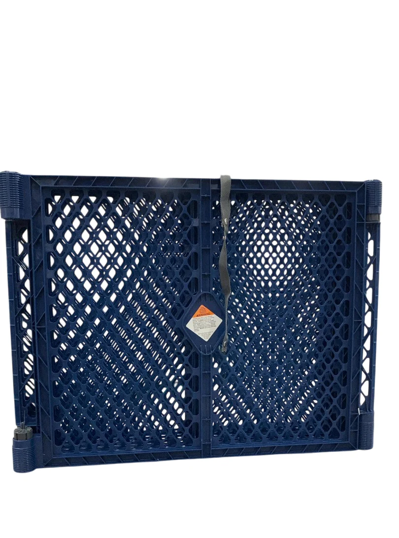 Toddleroo By North States Superyard Duo Extra Wide Baby Gate & Play Yard: 6 Panel with Wall Mount, Navy