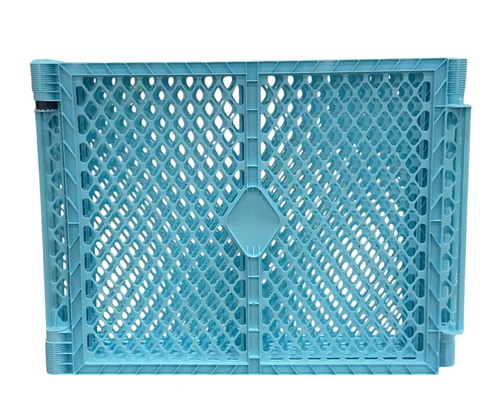 Toddleroo By North States Superyard Ultimate Playard, 6 Panel, Aqua Blue - Image 2