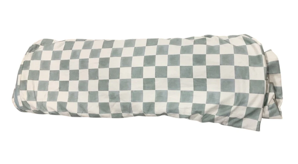 Toki Kids Epic Mat Cover 60"x84", Checker Matcha - Image 2