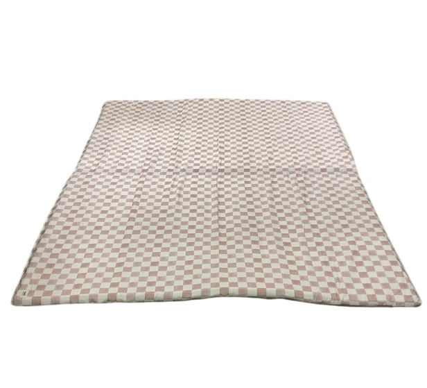 Toki Kids Epic Padded Play Mat 60" x 84", Checker Gumdrop