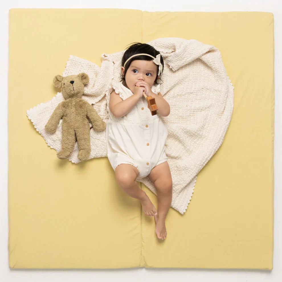Toki Kids Jersey Mat, Daisy, Standard 40"x40"