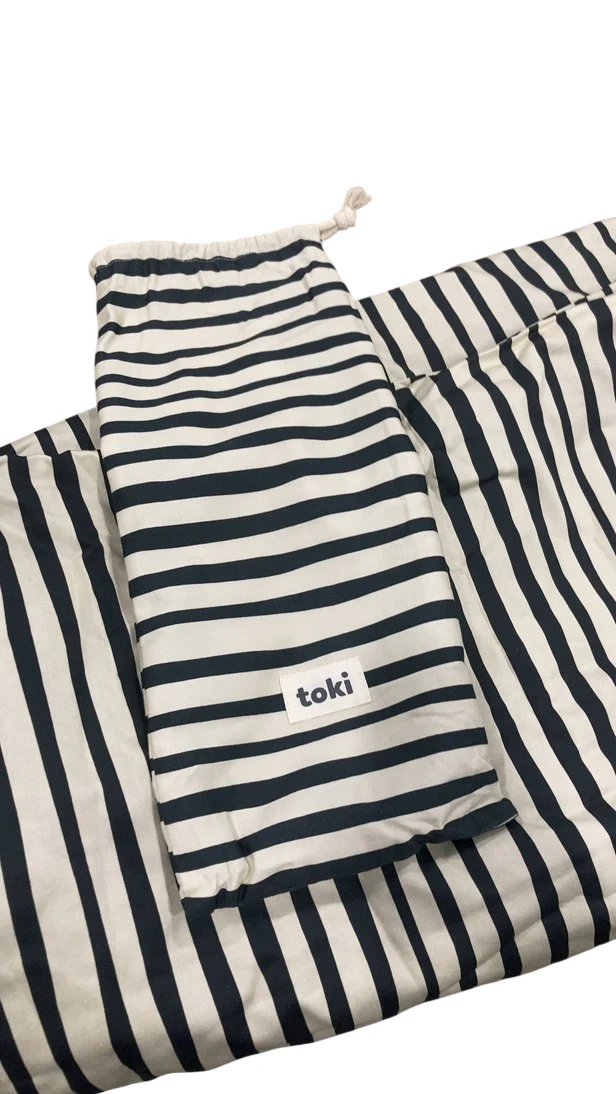 Toki Kids Mega Mat Cover 55"x55", Bold Stripe - Image 3